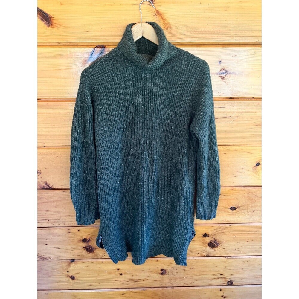 Women's Express Turtleneck Side Zippers Sweater L
